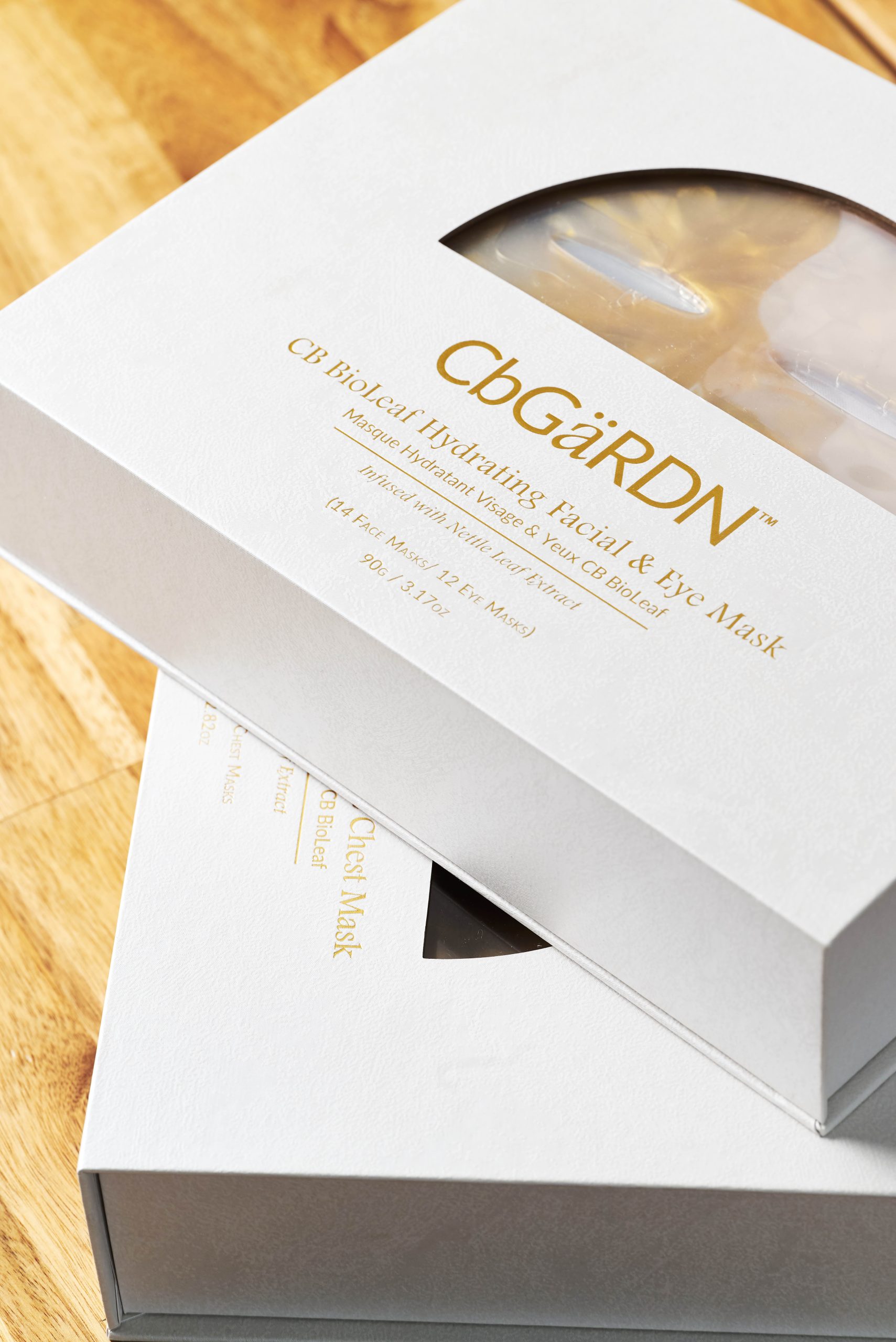 CbGardn face masks in box