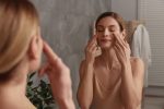 woman face massage